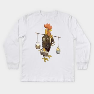 Big Daddy Rooster Kids Long Sleeve T-Shirt